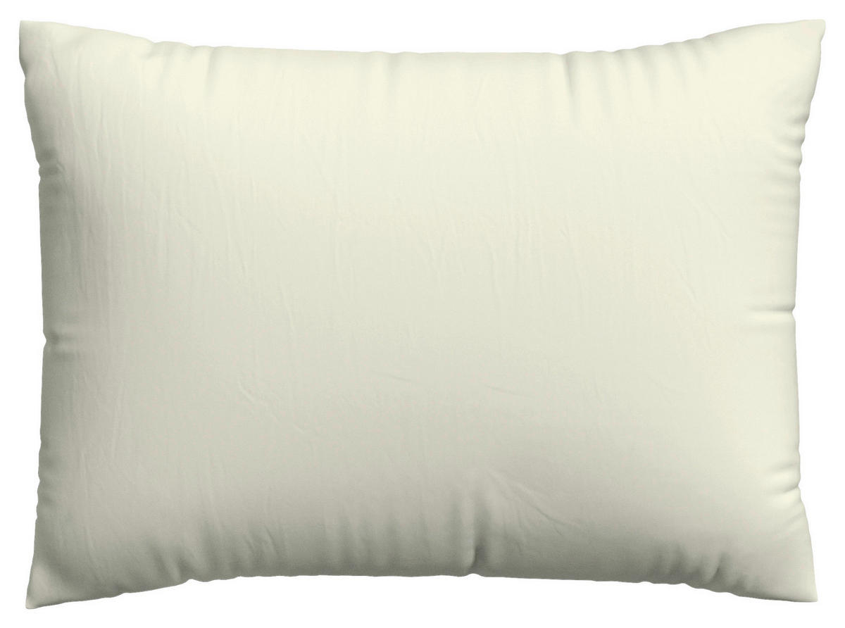 KOPFPOLSTERBEZUG WOVEN SATIN 70/90 cm  - Hellgelb, Basics, Textil (70/90cm) - Schlafgut