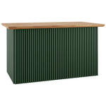 KÜCHENINSEL   in Grün  - Eichefarben/Grün, Basics, Holz/Holzwerkstoff (160/88/90cm) - Xora