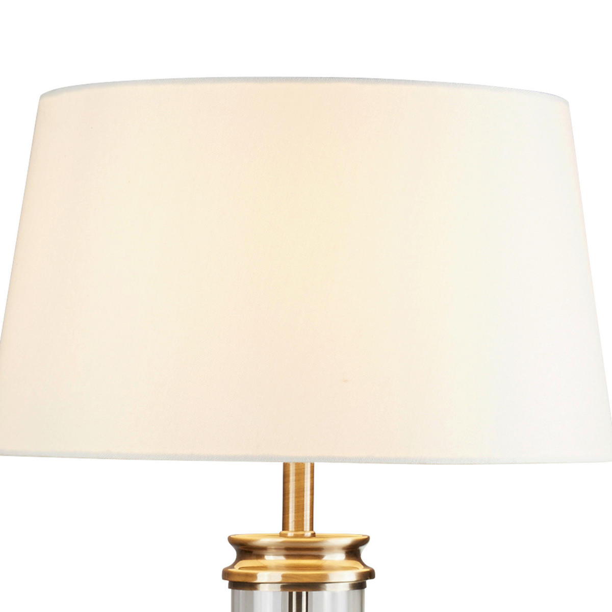 NAMIZNA SVETILKA  Pedestal      37/62 cm       - bela/barve medenine, Konvencionalno, kovina/steklo (37/62cm)