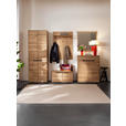 GARDEROBE 5-teilig  in 267/195/41 cm  - Wildeiche, Natur, Glas/Holz (267/195/41cm) - Linea Natura