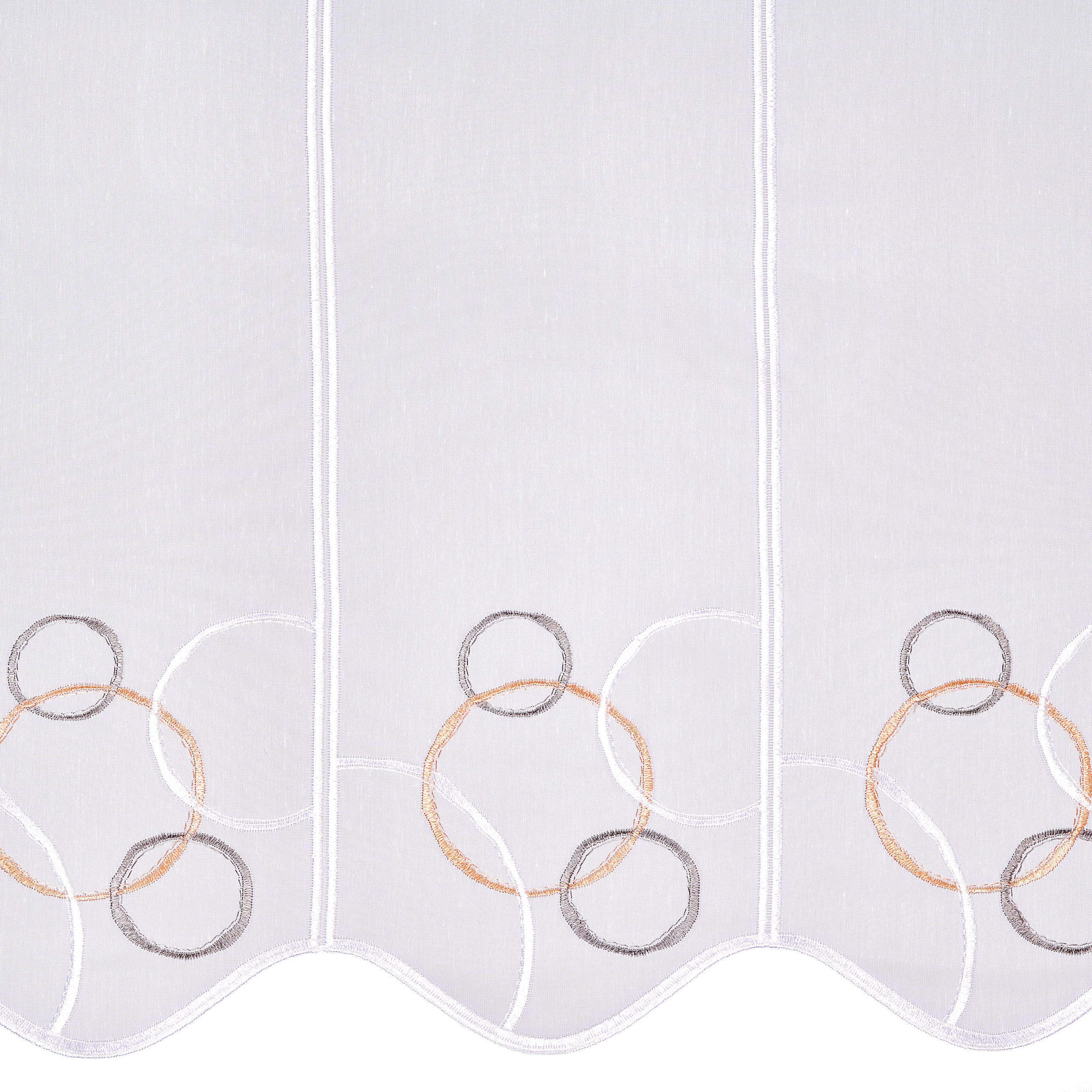 ZÁCLONA, priehľadné, 60 cm - medená/sivá, Konventionell, textil (60cm) - Esposa