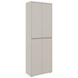 SCHUHSCHRANK  in 70/210/34 cm  - Kaschmir/Anthrazit, KONVENTIONELL, Holzwerkstoff/Kunststoff (70/210/34cm) - Xora