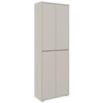 SCHUHSCHRANK 70/210/34 cm  - Kaschmir/Anthrazit, KONVENTIONELL, Holzwerkstoff/Kunststoff (70/210/34cm) - Xora