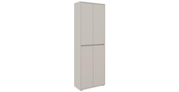 SCHUHSCHRANK 70/210/34 cm - Kaschmir/Anthrazit, KONVENTIONELL, Holzwerkstoff/Kunststoff (70/210/34cm) - Xora