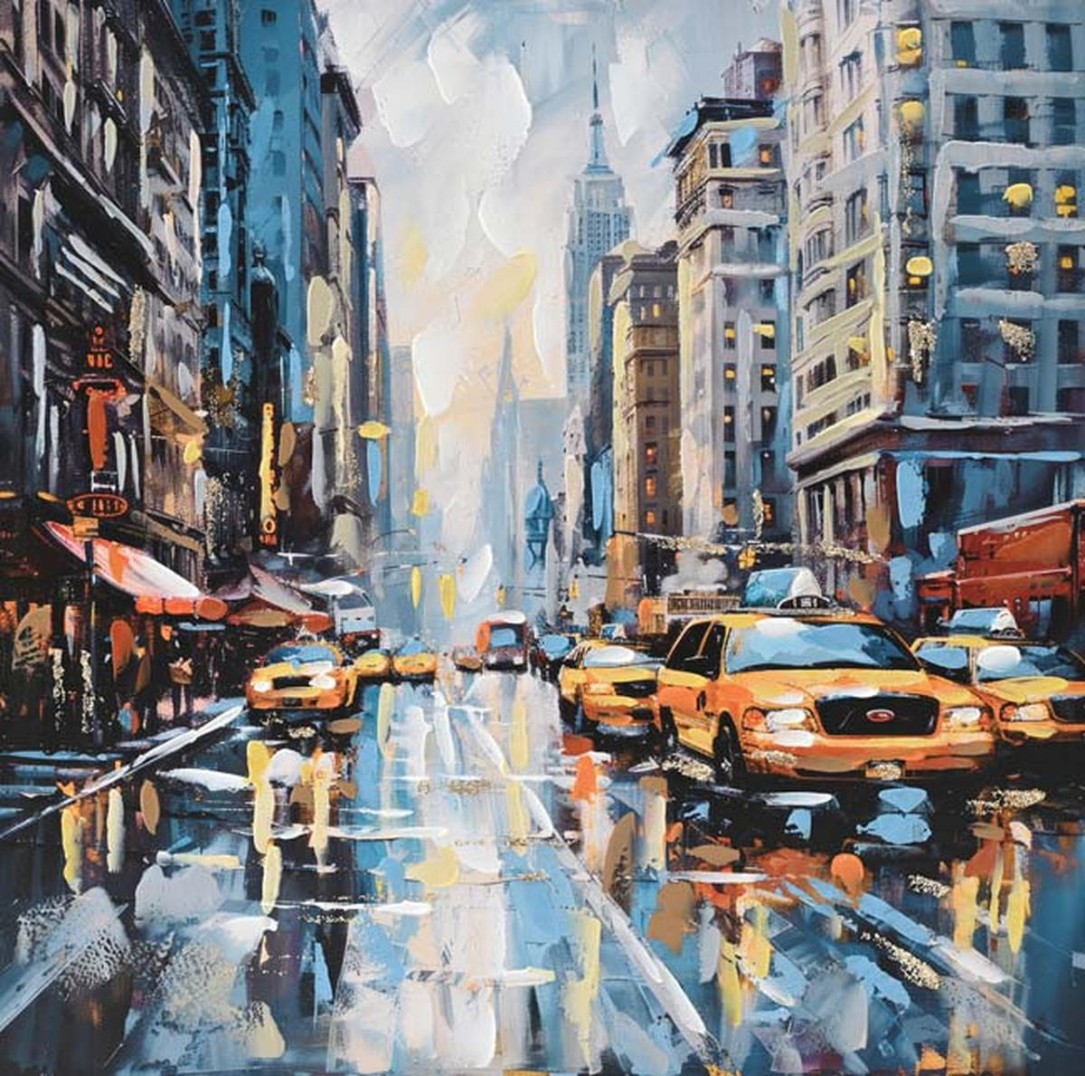 Pictură În Ulei 60/80 cm  - Basics, textil (60/80cm)