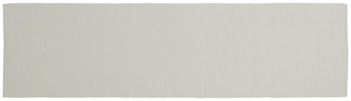 BĚHOUN NA STŮL, 40/150 cm, bílá - bílá, Konvenční, textil (40/150cm) - X-Mas