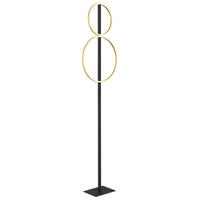 LED SVJETILJKA PODNA LUFFY  - bijela/zlatne boje, Design, metal/plastika (39/17/160cm) - Globo