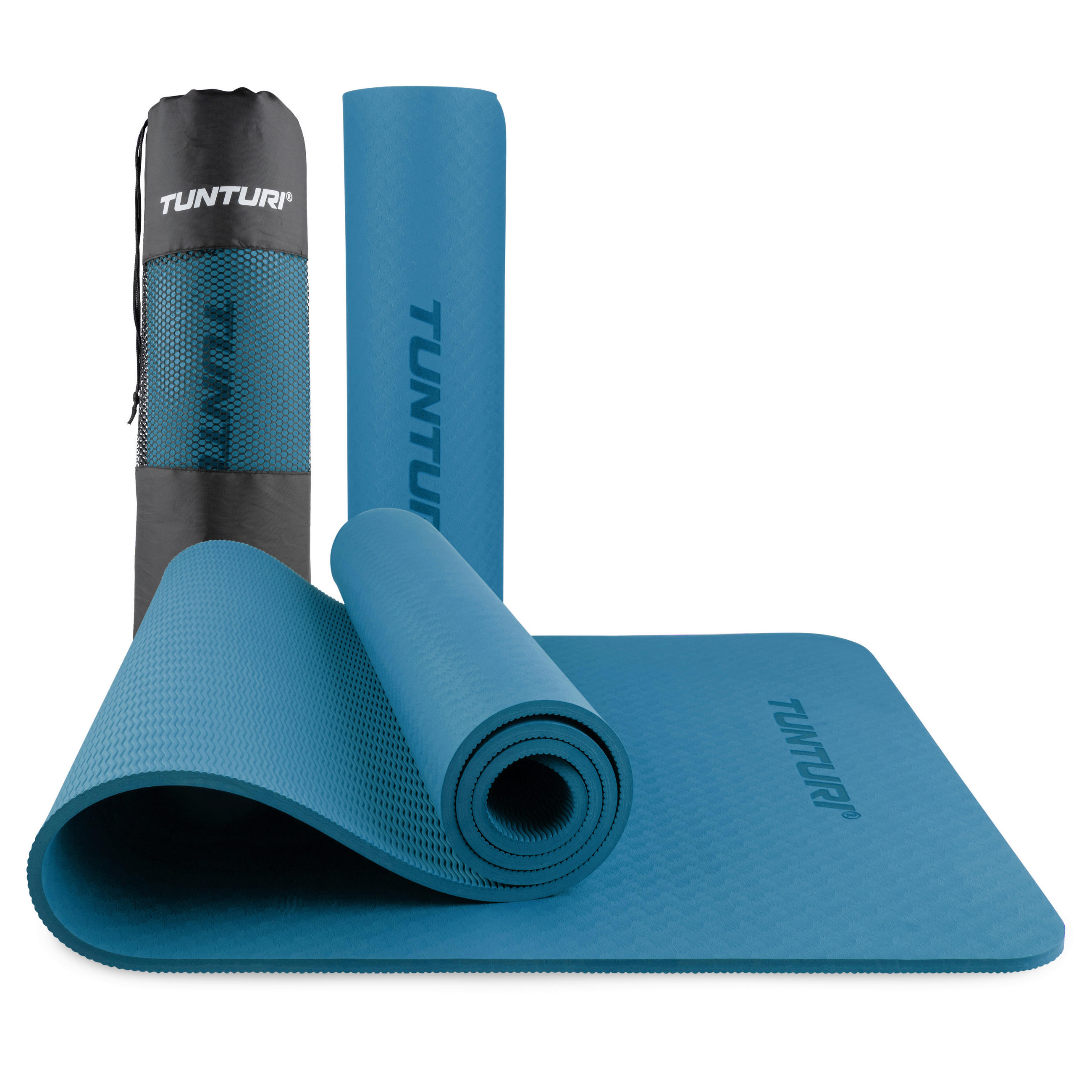 YOGAMATTE - Blau, KONVENTIONELL, Kunststoff (183/61/0,8cm)