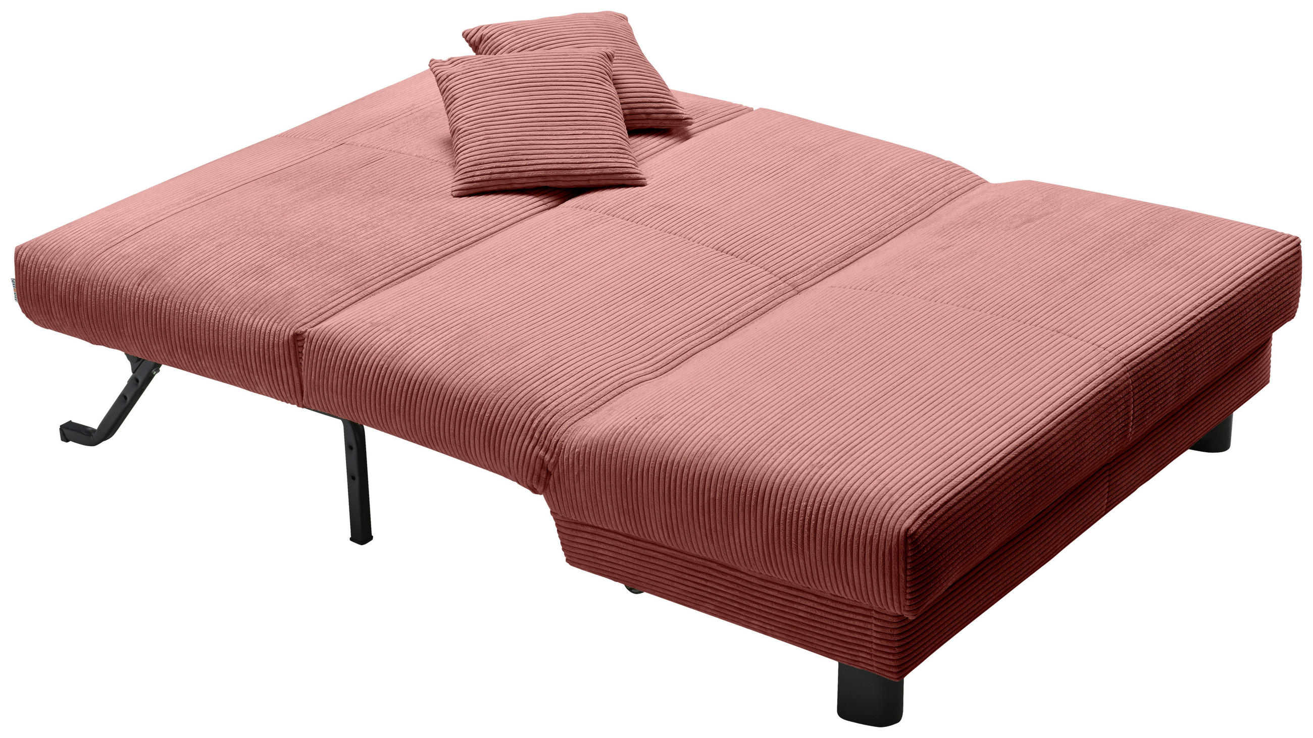 Thumbnail - Carryhome Schlafsofa, Rot, Textil, 2-Sitzer, Füllung: Schaumstoff, 145x85x100 cm, Made in Germany, Typenauswahl, Bettkas...