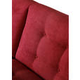 SCHLAFSOFA in Flachgewebe Rot  - Rot/Schwarz, KONVENTIONELL, Textil/Metall (230/84/95cm) - Xora
