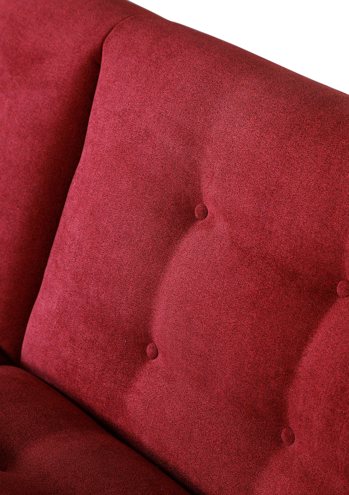 SCHLAFSOFA in Flachgewebe Rot  - Rot/Schwarz, KONVENTIONELL, Textil/Metall (230/84/95cm) - Xora