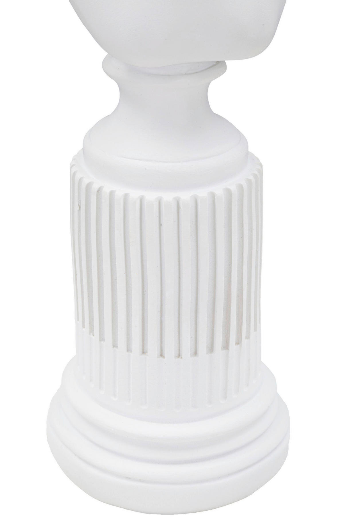 SKULPTUR - Weiß, Basics, Kunststoff (11/35.5/10.5cm)