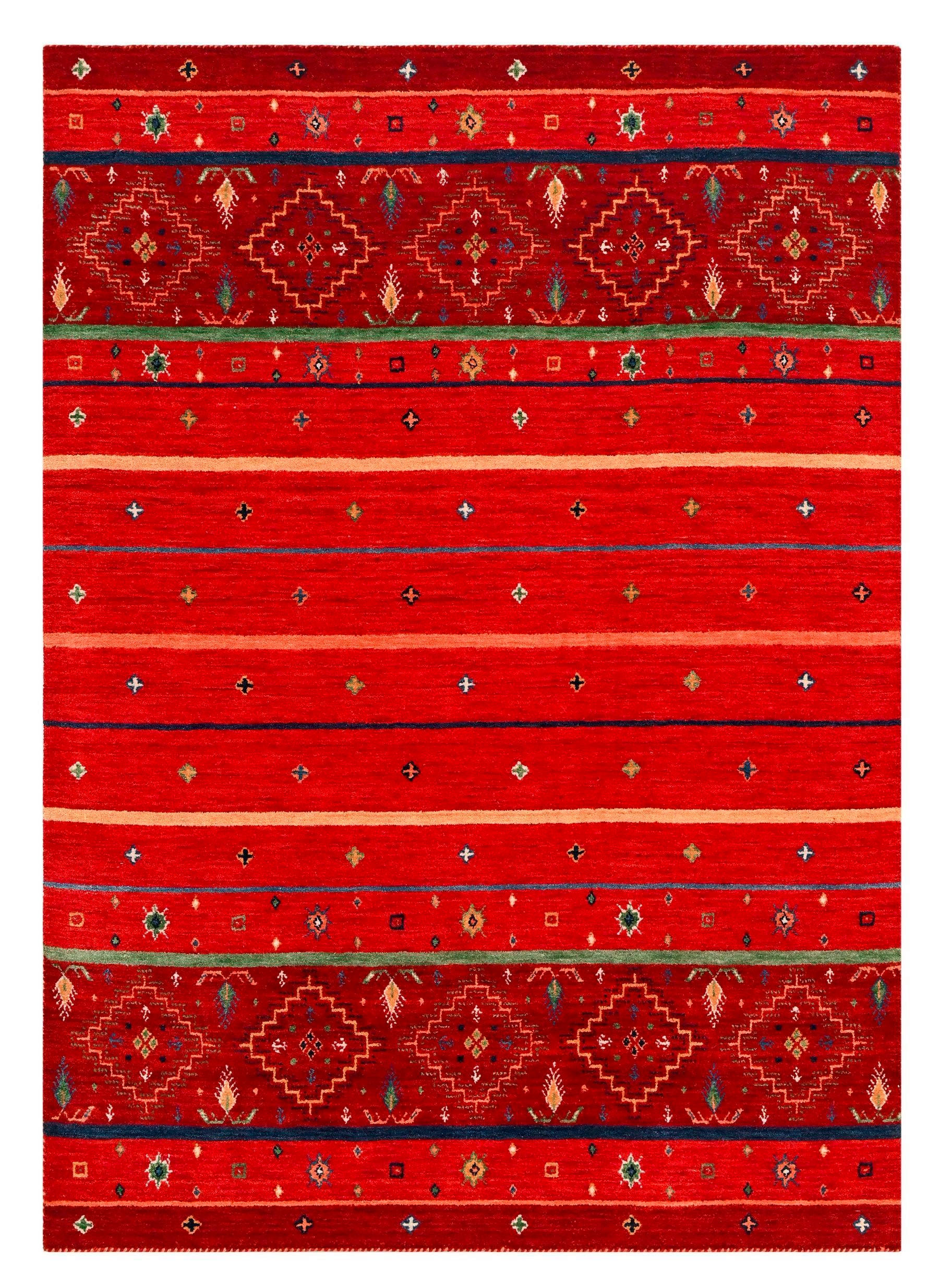 ORIENTTEPPICH 80/200 cm kiss and say goodbye Rot  - Rot, LIFESTYLE, Textil (80/200cm) - Cazaris