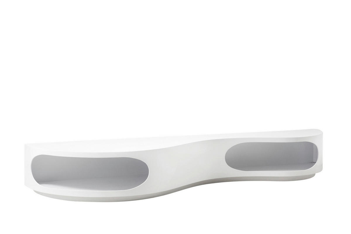 LOWBOARD  in 200/30/50 cm  - Weiß Hochglanz, Design, Holzwerkstoff (200/30/50cm) - Livetastic