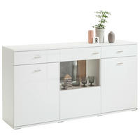 SIDEBOARD  in 180,1/95,1/43,6 cm  - Schieferfarben/Eichefarben, Design, Holzwerkstoff/Metall (180,1/95,1/43,6cm) - SetOne by Musterring