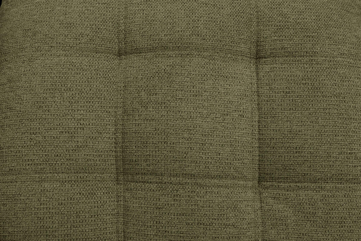 ECKSOFA Olivgrün Chenille  - Chromfarben/Olivgrün, KONVENTIONELL, Kunststoff/Textil (260/205cm) - Carryhome
