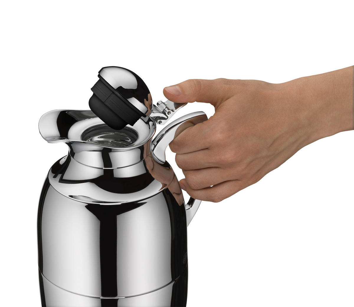 ISOLIERKANNE JUWEL 1,0 L  - Silberfarben, Design, Metall (1,0l) - Alfi