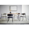 ESSTISCH in Holz, Metall 140/90/76 cm - Schwarz/Akaziefarben, Design, Holz/Metall (140/90/76cm) - Landscape