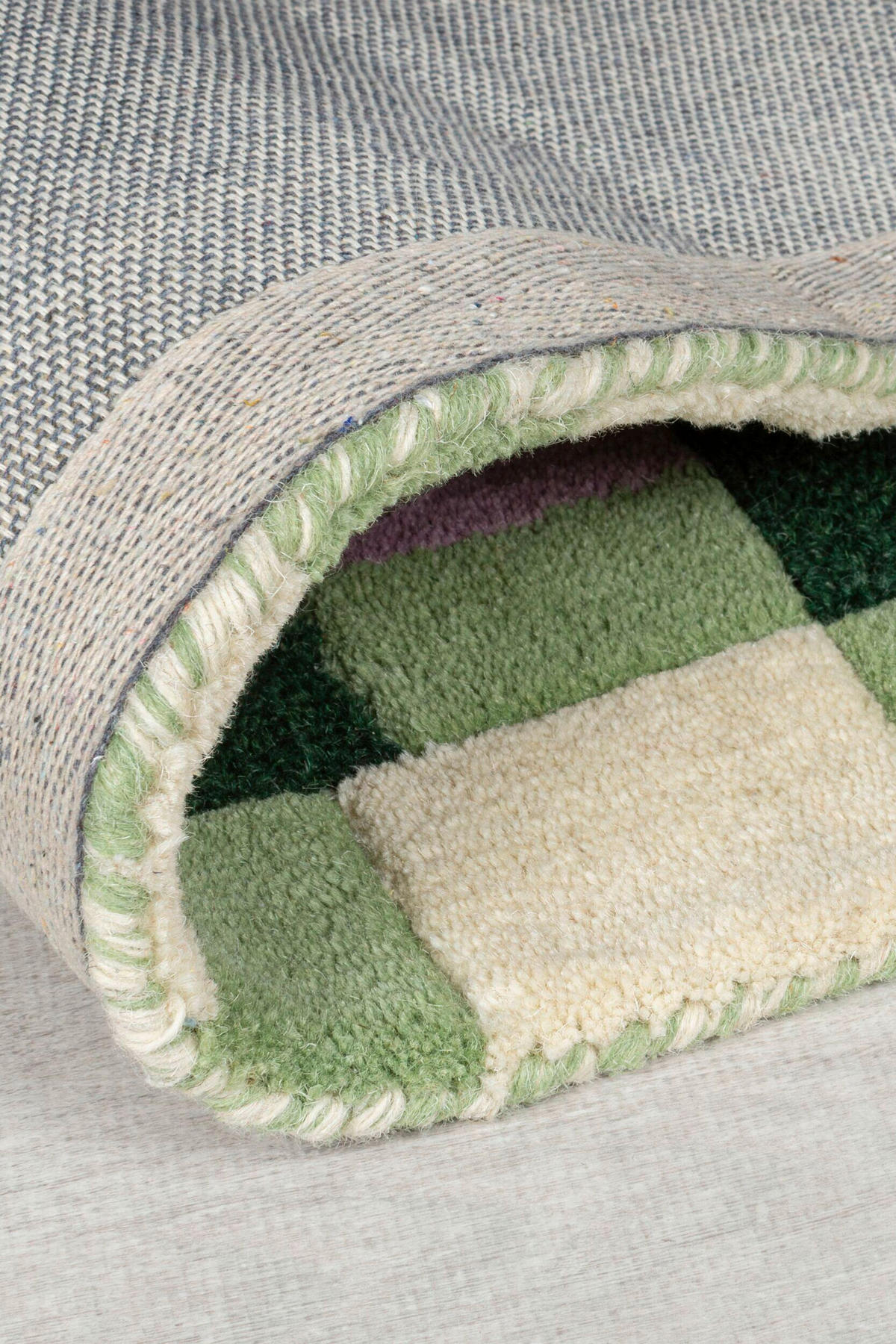 WOLLTEPPICH 160/230 cm Grün, Lila  - Lila/Grün, MODERN, Textil (160/230cm) - Xora