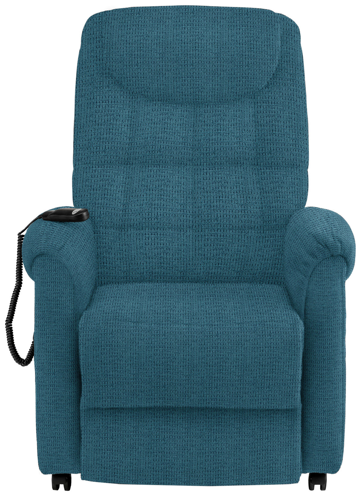 FERNSEHSESSEL in Mikrofaser Dunkelblau  - Schwarz/Dunkelblau, KONVENTIONELL, Kunststoff/Textil (83/113/92cm) - Xora