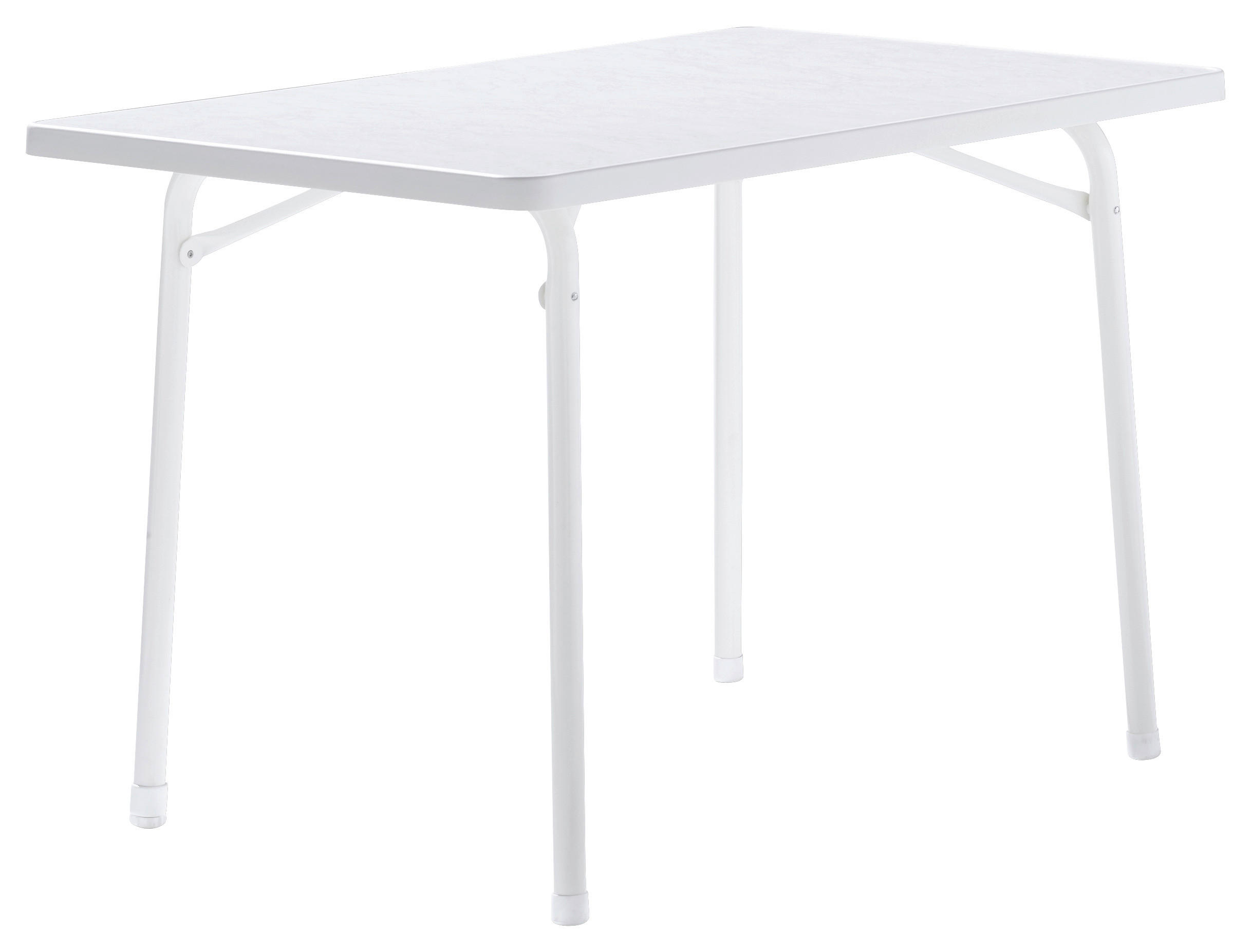 GARTENTISCH 115/70/72 cm Holzwerkstoff rechteckig  - Weiß, MODERN, Holzwerkstoff/Metall (115/70/72cm) - Sieger
