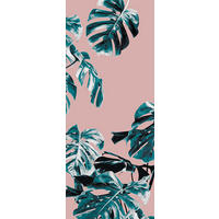 VLIESTAPETE - Rosa/Grün, Basics (100/250cm) - Komar