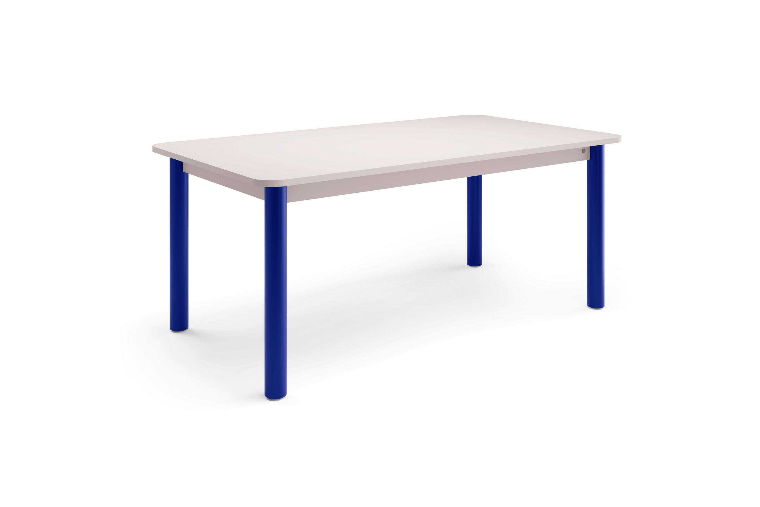 ESSTISCH rechteckig Greige, Blau  - Blau/Greige, Natur, Holzwerkstoff/Metall (180/100/76cm) - Tom Tailor