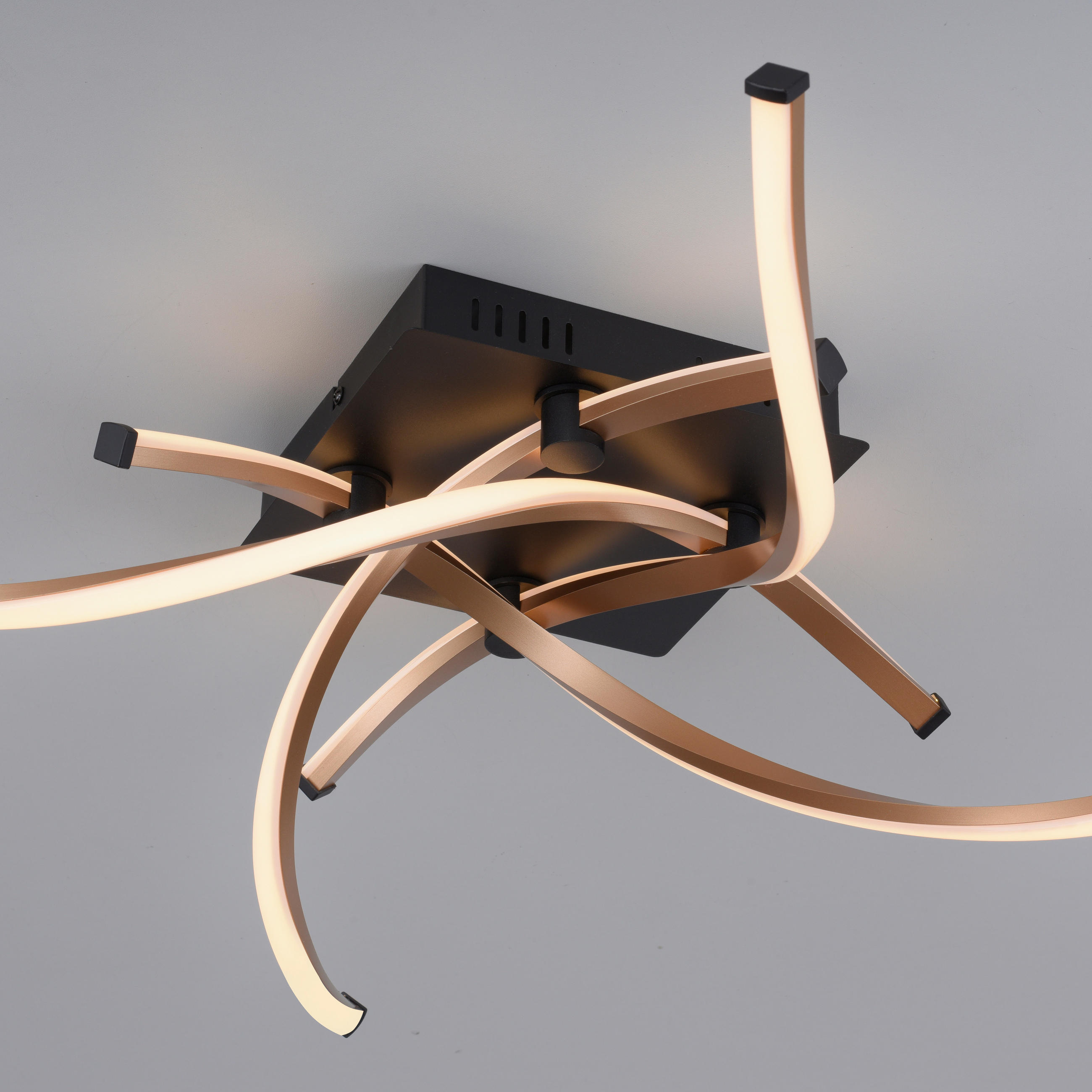 LED-DECKENLEUCHTE Polina 78/78/17 cm   - Design, Holzwerkstoff/Kunststoff (78/78/17cm) - Paul Neuhaus