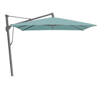 AMPELSCHIRM 400x300 cm Blau  - Blau/Anthrazit, Basics, Textil/Metall (400/300cm) - Glatz