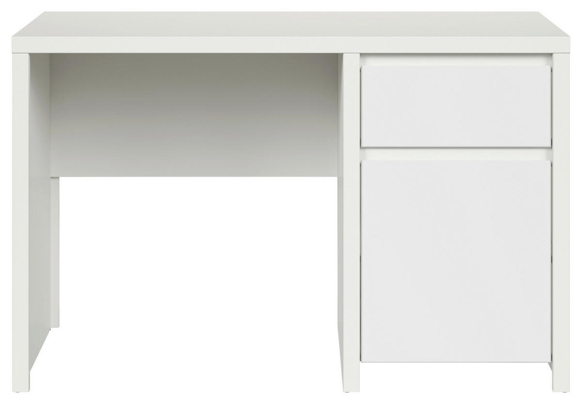 SCHREIBTISCH 120/65/77 cm  in Weiß  - Weiß, Design, Holzwerkstoff (120/65/77cm)