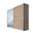 SCHWEBETÜRENSCHRANK 2 -türig Sonoma Eiche - Alufarben/Sonoma Eiche, KONVENTIONELL, Glas/Holzwerkstoff (250/216/68cm) - Hom`in