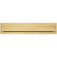 WANDBOARD Eiche massiv Eichefarben  - Eichefarben, Natur, Holz (165/32/20cm) - Linea Natura