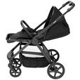 KINDERWAGENSET  - Schwarz, Basics, Textil/Metall - My Baby Lou