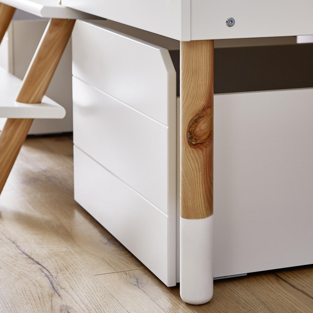 BETTSCHUBKASTEN 58/40/90 cm Weiß  - Weiß, Design, Holzwerkstoff/Kunststoff (58/40/90cm) - Xora