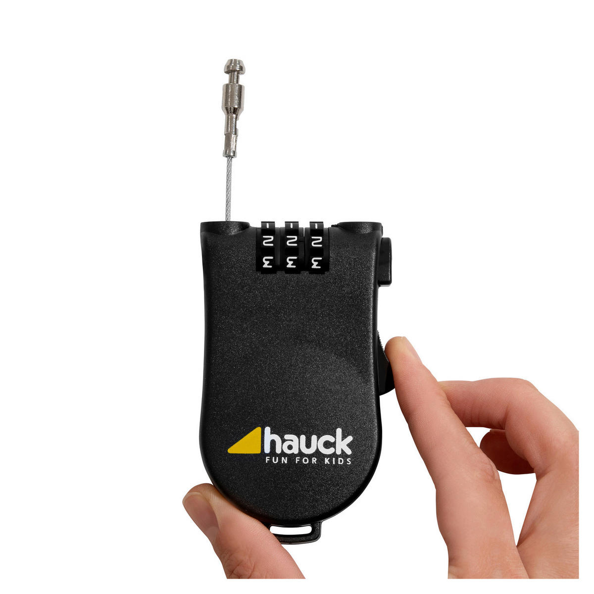 KINDERWAGENAUSSTATTUNG - Schwarz, Basics, Kunststoff/Metall (7,5/5,5/2,0cm) - Hauck