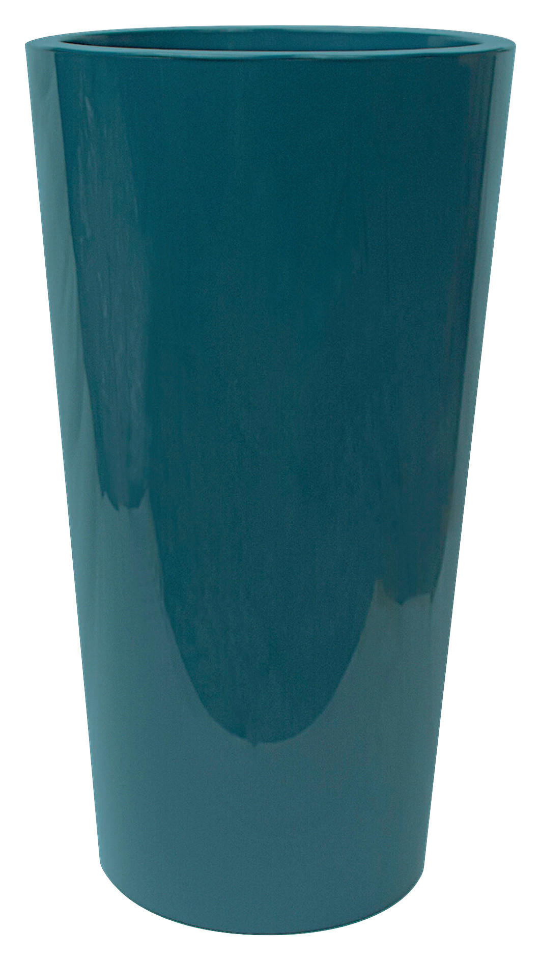 PFLANZENTOPF   - Blau, Basics, Kunststoff (33/61cm)