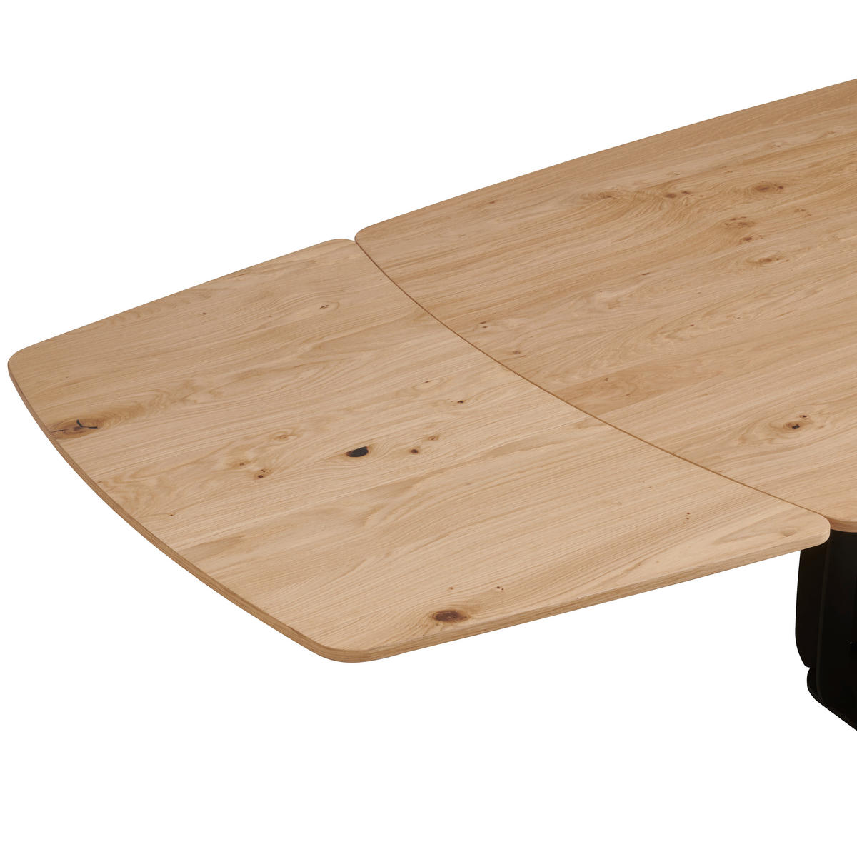 ESSTISCH 160/100/76 cm Echtholz  Holz, Metall in verschiedenen Größen erhältlich, in verschiedenen Holzarten erhältlich, in verschiedenen Holzdekoren erhältlich bootsförmig Anthrazit, Wildeiche  - Wildeiche/Anthrazit, Design, Holz/Metall (160/100/76cm) - Venjakob