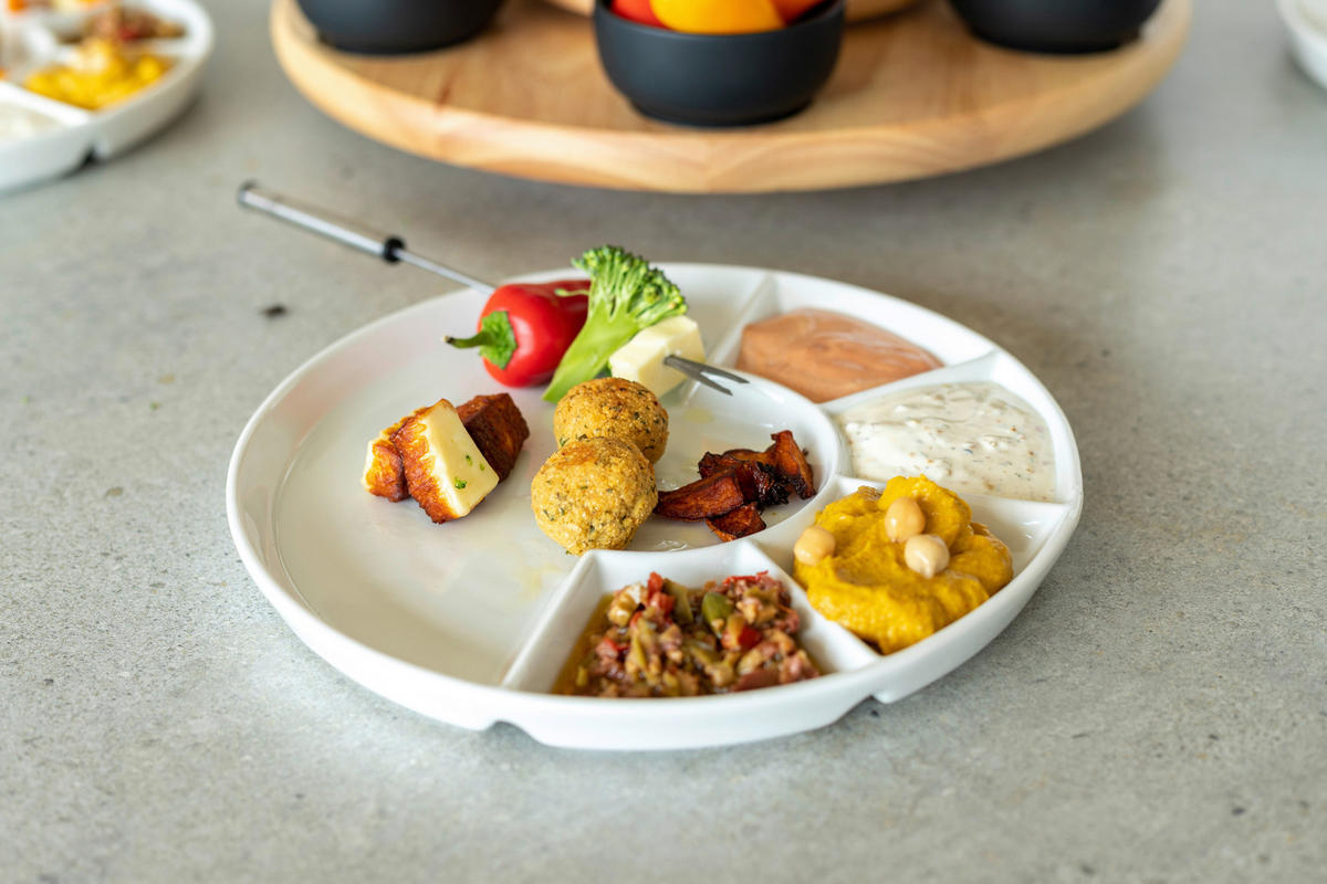 TELLERSET 4-teilig  - Weiß, Trend, Keramik (24cm) - Mäser