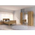 BETT 180/200 cm  in Eichefarben  - Eichefarben, Design, Holzwerkstoff (180/200cm) - Novel