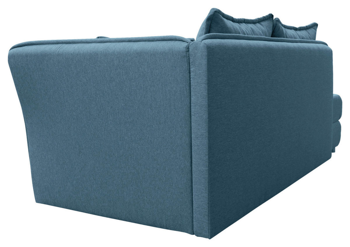 LEŽADLO, textil, modrá - modrá/petrolejová, Design, textil/plast (224/84-99/107cm) - MID.YOU