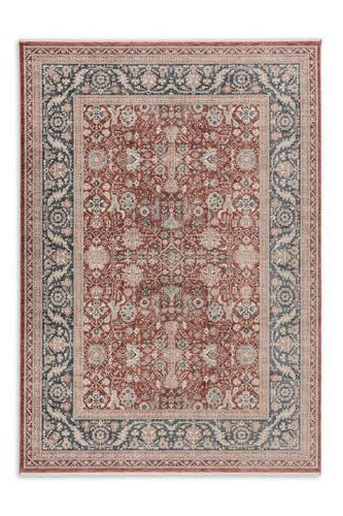 WEBTEPPICH 80/150 cm Tropea Rot  - Rot, KONVENTIONELL, Textil (80/150cm)