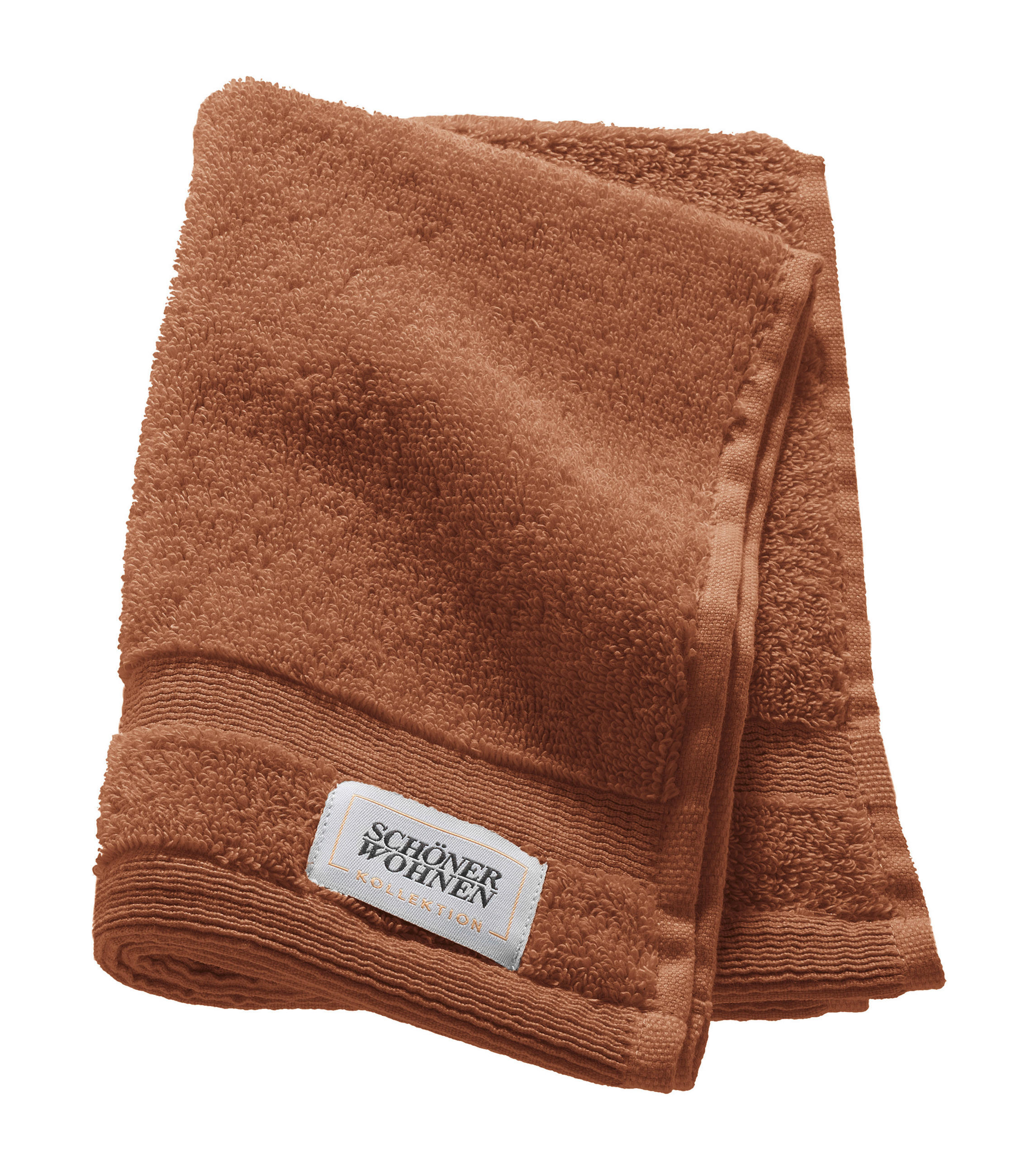 FROTTIERSET SW-Cuddly Braun, Kupferfarben, Rostfarben, Rotbraun 5-teilig  - Rotbraun/Rostfarben, Basics, Textil - Schöner Wohnen