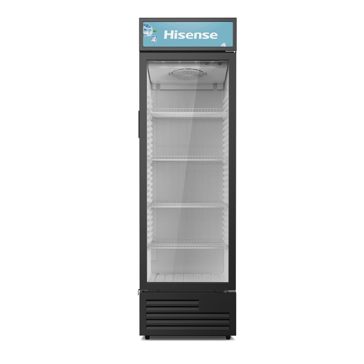 GETRÄNKEKÜHLSCHRANK 60/200/64 cm  - Schwarz, Trend, Glas/Metall (60/200/64cm) - Hisense