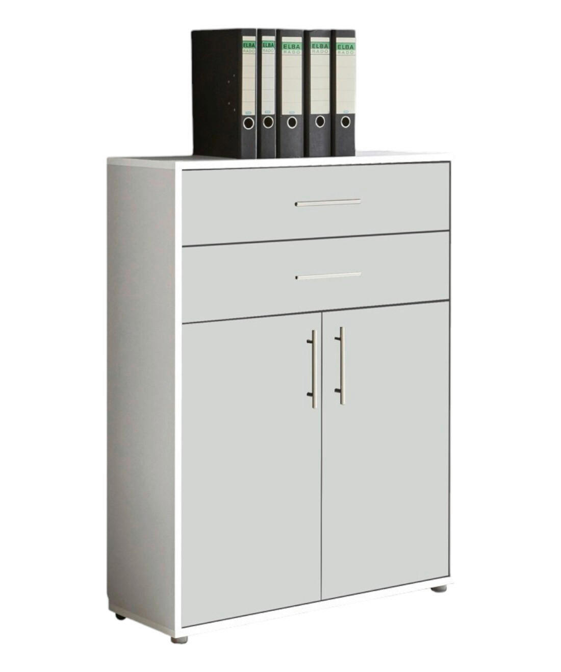 AKTENSCHRANK Weiß  - Weiß, MODERN, Holzwerkstoff (84,5/114/33cm) - MID.YOU