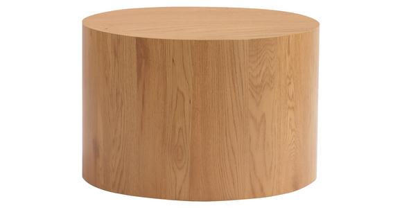 BEISTELLTISCH 60/60/40 cm Eichefarben rund  - Eichefarben, Design, Holzwerkstoff (60/60/40cm) - Xora