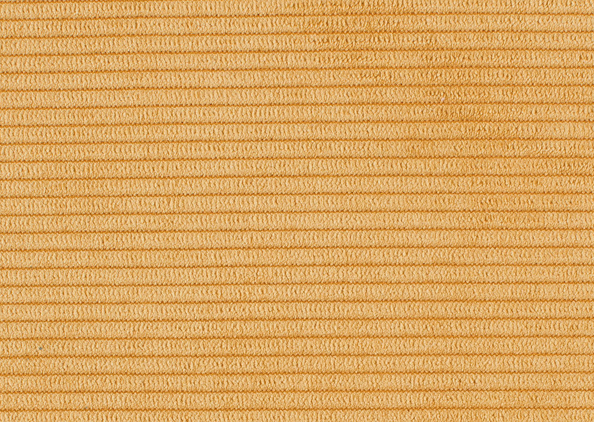 BIGSOFA in Cord Gelb  - Gelb/Schwarz, Design, Textil (223/80/158cm) - Lomoco