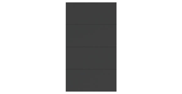 FRONTPANEELSET - Anthrazit, KONVENTIONELL, Holzwerkstoff (114/202cm) - Hom`in