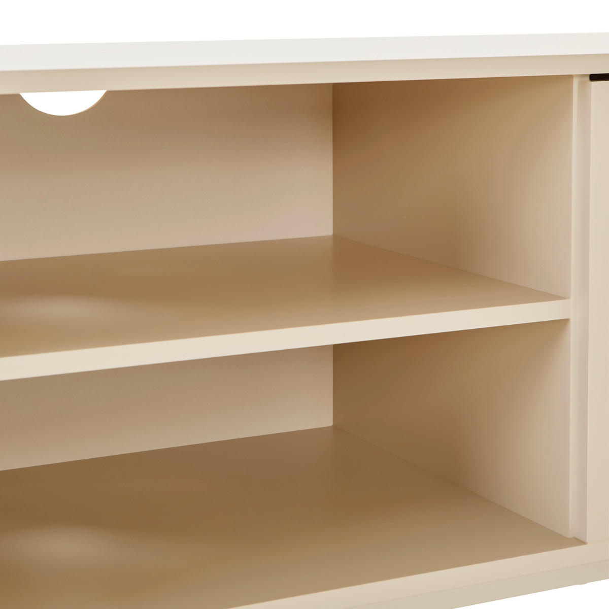 LOWBOARD Rhodes  140/54/40 cm  - Kaschmir, Design, Holzwerkstoff/Metall (140/54/40cm) - MID.YOU