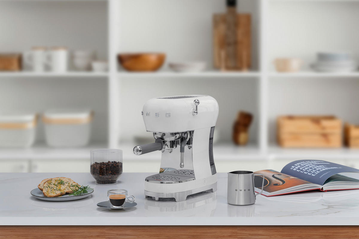 APARAT ZA ESPRESSO 50`Style   - bijela visoki sjaj, Basics, metal/plastika (33/14.9/33cm) - SMEG