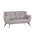 SITZBANK 180/100/52/83 cm in Schwarz, Hellgrau - Hellgrau/Schwarz, Trend, Textil/Metall (180/100/52/83cm) - Landscape SITZBANK 180/100/52/83 cm in Schwarz, Hellgrau - Hellgrau/Schwarz, Trend, Textil/Metall (180/100/52/83cm) - Landscape